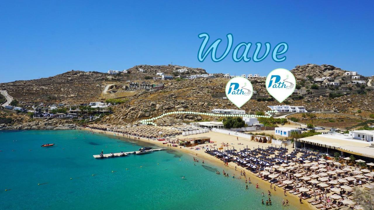 1Path Wave Mykonos Super Paradise Beach House Mykonos Town Exterior foto
